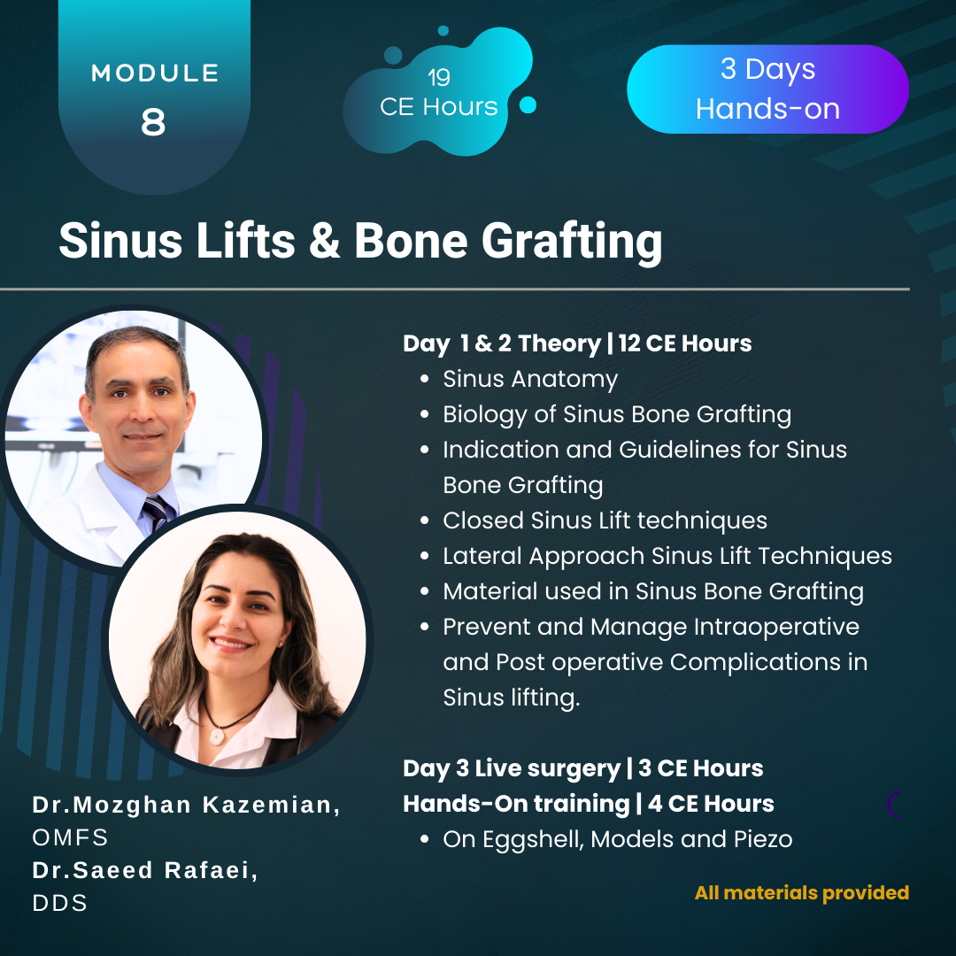 Module 8 - Sinus Lifts & Bone Grafting