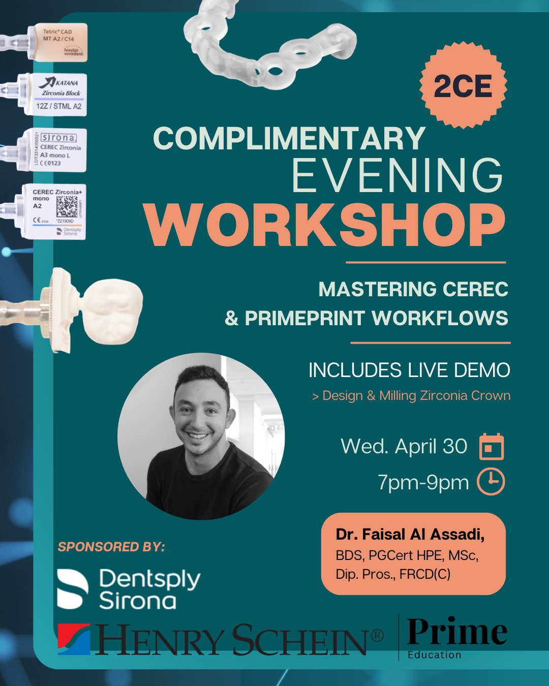 Mastering CEREC & PrimePrint Workflows: Complimentary Evening Workshop