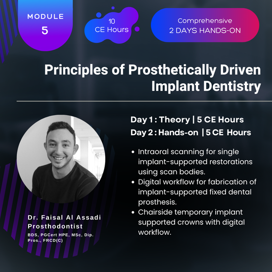 Module 5 - Day 1 & 2- Principles of Prosthetically Driven Implant Dentistry