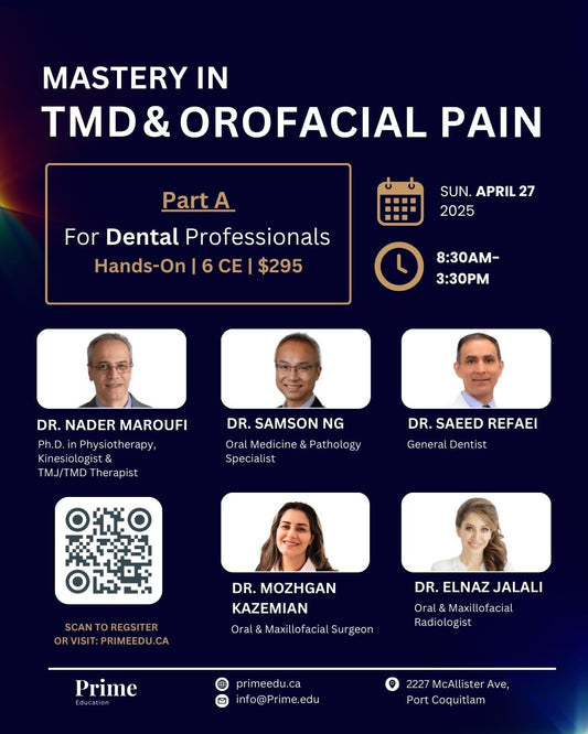 Mastery in TMD and Orofacial Pain for Dental Professionals (only Part A)