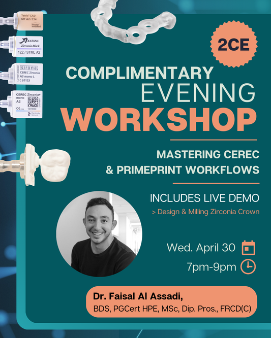 Mastering CEREC & PrimePrint Workflows: Complimentary Evening Workshop