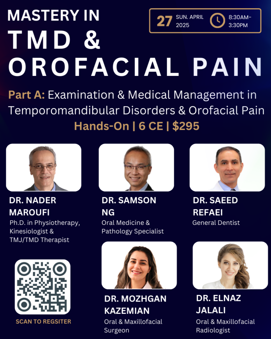 Mastery in TMD and Orofacial Pain for Dental Professionals (only Part A)